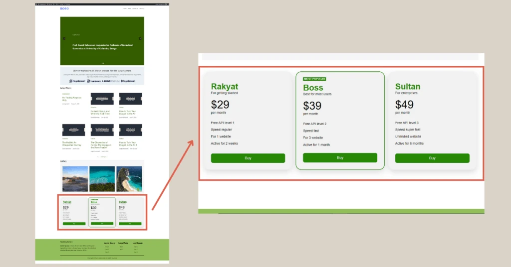 Tutorial Menambahkan Tabel Harga Interaktif di WordPress