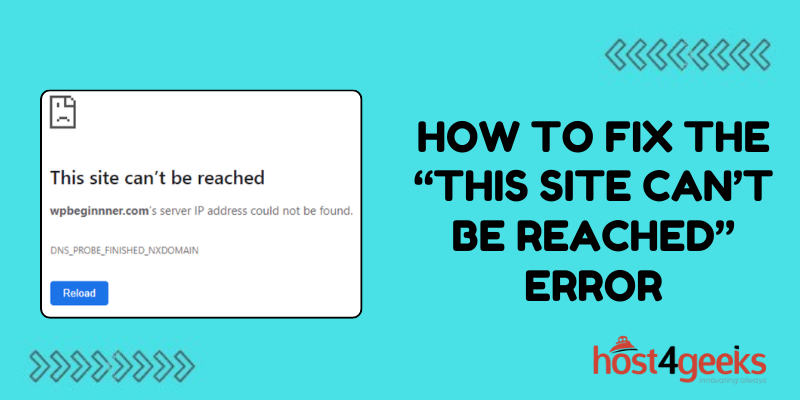 Featured image for Mengatasi Error “This Site Can’t Be Reached” di WordPress